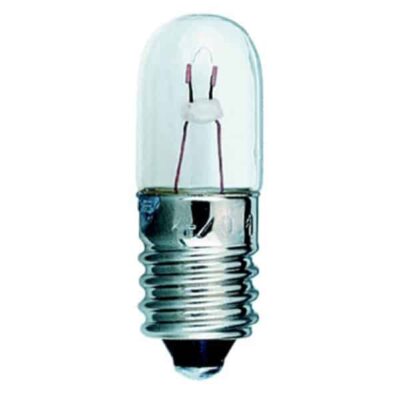 Small 6.3V 1.6W 250MA E10 Light Bulb 10X28mm (Pack of 5)