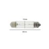 10mm x 44mm Festoon Lamp Light Bulbs (Pack of 5) - Image 2