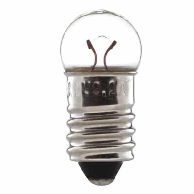 12V 2.2W 183 MA E10 Light Bulb 11mm X 24mm (Pack of 5)