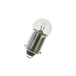 12V 0.6W 50ma BA9S 11mm x 24mm Small Round Light Bulb (Pack of 5)