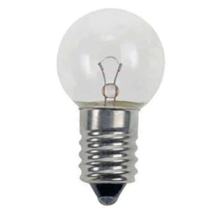12V 1.2W 100MA E10 Light Bulb 15mm X 29mm (Pack of 5)