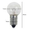 12V 1.2W 100MA E10 Light Bulb 15mm X 29mm (Pack of 5) - Image 2