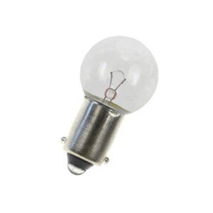 12V 4W 330ma BA9S 15mm x 29mm Small Round Light Bulb (Pack of 5)
