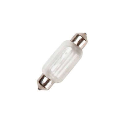 15mm x 44mm Frosted Festoon Lamp Light Bulbs (Pack of 5)