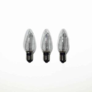 2.4V 0.24W Premier RLC246 Pack of 3 Replacement Light Bulbs E10 Base Christmas