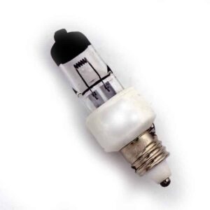 24V 50W E11 Black Top Tip Shadowless Halogen Professional Light Bulb