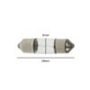 6mm x 24mm Festoon Lamp Light Bulbs (Pack of 5) - Image 2