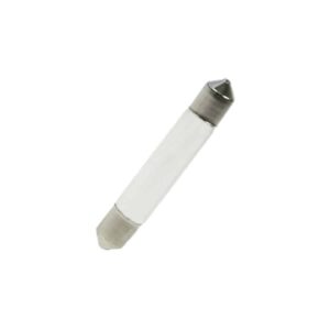 6mm x 39mm Frosted Festoon Lamp Light Bulbs (Pack of 5)