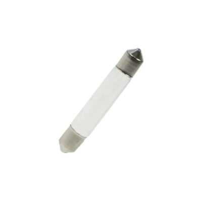 6mm x 39mm Frosted Festoon Lamp Light Bulbs (Pack of 5)