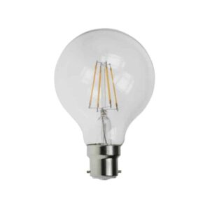 Large Round G80 Globe 80mm LED 4W 240V BC Clear Warm White