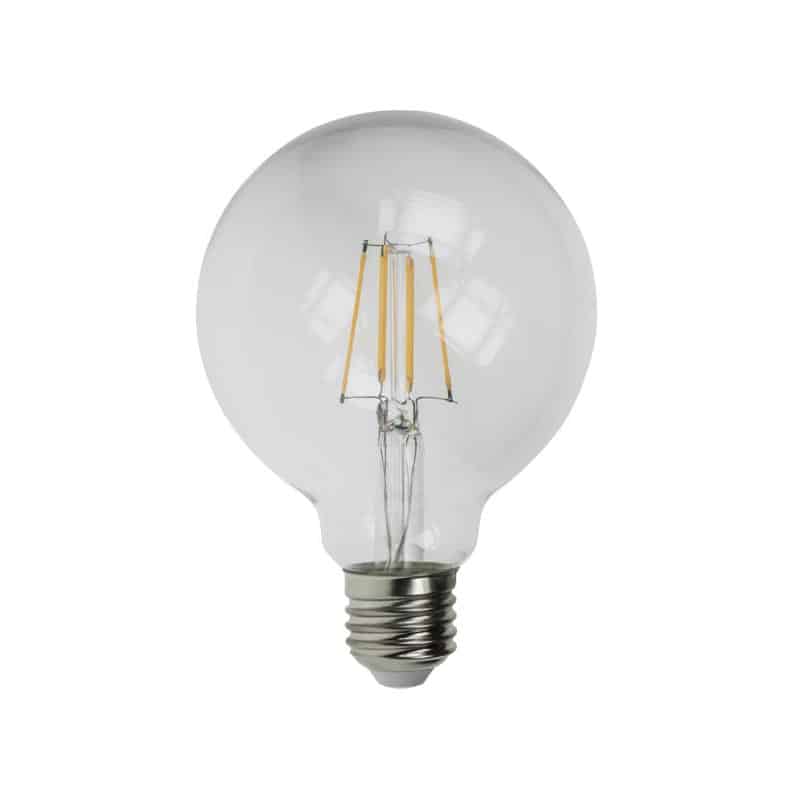 Large Round G95 Globe 95mm LED 4W 240V E27 Clear Warm White