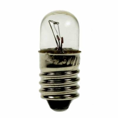 Small 6.3V 1.1W 150MA E10 Light Bulb 9X23mm (Pack of 5)