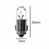 12V 2W 167ma 7mm x 20mm BA7S Small Light Bulb (Pack of 5) - Image 2
