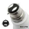 10W LED Warm White Round GLS Household Light Bulb 240v - 3 Pins BC3 - Image 2