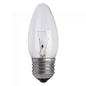 Clear Candle Household Incandescent Light Bulb 240v - ES