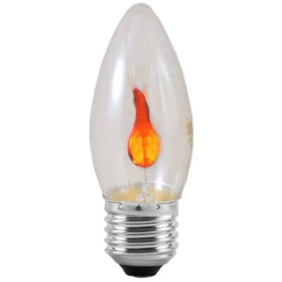 Flicker Flame Candle 240v 3w - ES E27