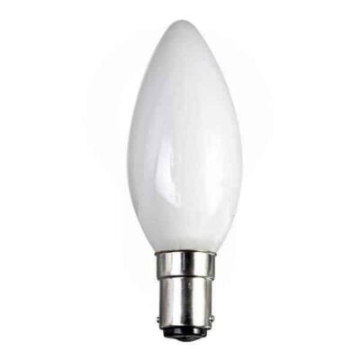 Opal / Pearl / White Candle General Household Incandescent Light Bulb 240v - SBC