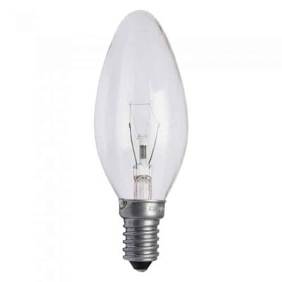 Clear Candle Household Incandescent Light Bulb 240v - SES