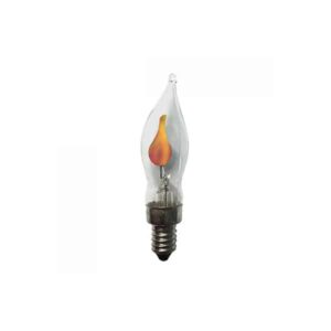 Flicker Flame Effect Candle 240v 1.5w - E10