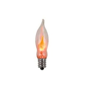 Flicker Flame Effect Candle 240v 1.5w - E12
