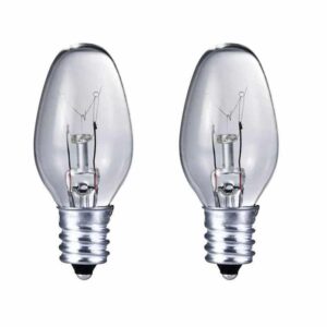 220-240V 7W E12 Night Light Bulb 20mm X 50mm (Pack of 2)