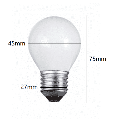 SUB-ZERO 40W Replacement UK 220V Fridge / Freezer White Round Light Bulb ES E27 Sub Zero - Image 2