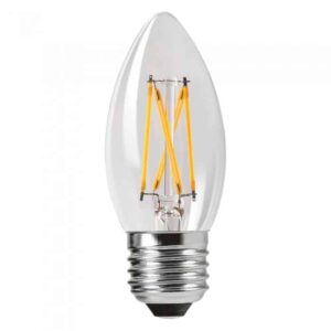 Clear - Filament LED Candle Household Light Bulb 240v - ES