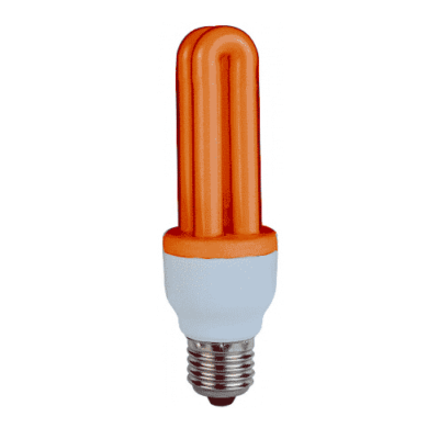 ORANGE / AMBER 11W ES Stick CFL Energy Saving Light Bulb