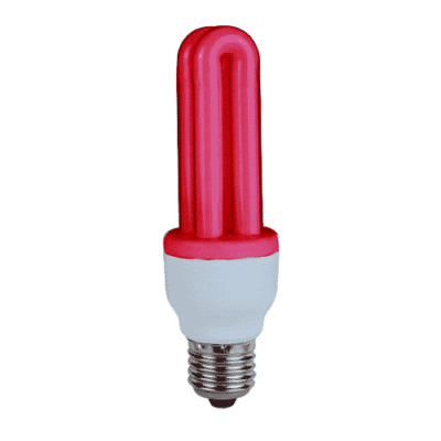 RED 11W ES Stick CFL Energy Saving Light Bulb