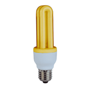 YELLOW 11W ES Stick CFL Energy Saving Light Bulb
