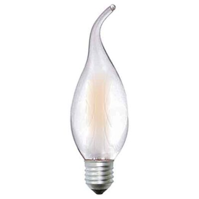 Frosted Flame Tip - Filament LED Candle Household Light Bulb 240v - ES