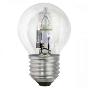 28W Halogen Clear Round Golf Ball Household Light Bulb 240V - ES E27
