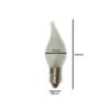 x3 E10 Small Frosted Candle 8V 2W Christmas 30 Set Replacement Light Bulbs Small Screw In MES - Image 2