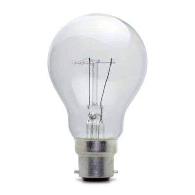 Clear GLS Incandescent Light Bulb 110v - BC