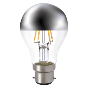 LED Crown Silver 4W GLS General Light Bulb UK 240V - BC B22 Base