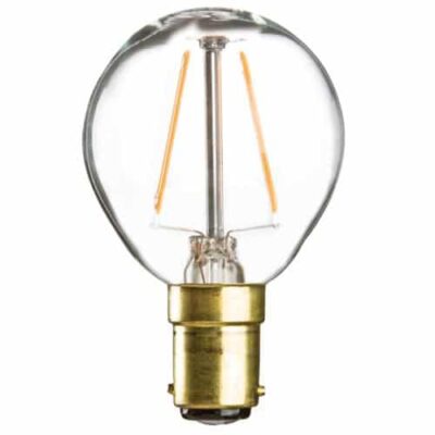Clear - Filament LED Round Golf Ball Household Light Bulb 4w - SBC