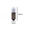 LES E5 2.5V 0.5W 200MA Lilliput Light Bulb 5mm x 17mm (Pack of 5) - Image 2