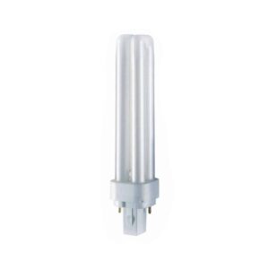 13W PLC 2-Pin Compact Fluorescent G24D-1 Lamp