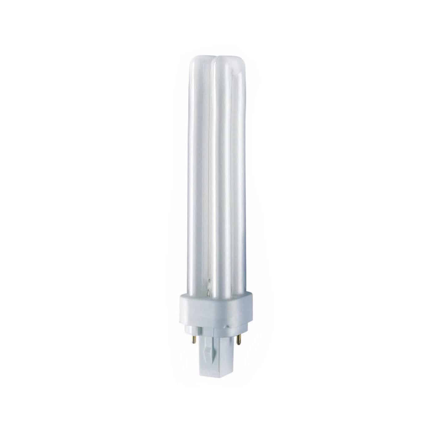 26W PLC 2-Pin Compact Fluorescent G24D-1 Lamp