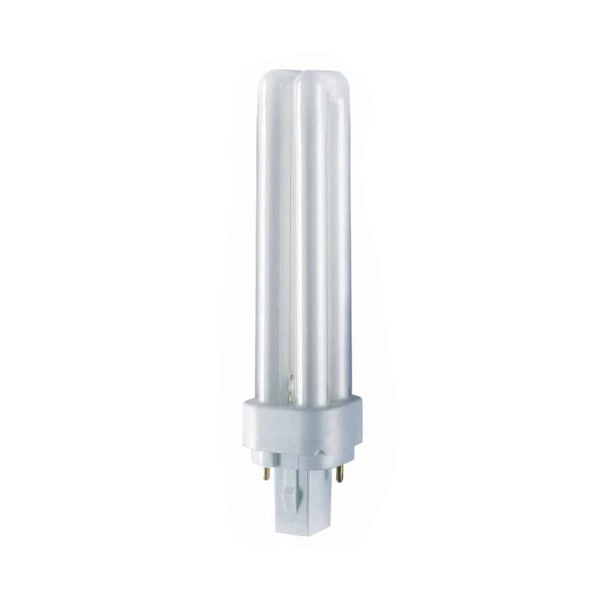 10W PLC 2-Pin Compact Fluorescent G24D-1 Lamp