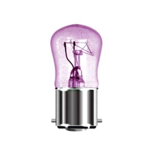 15W BC Pygmy Light Bulb 240V Bayonet Ba22d Translucent Violet / Purple