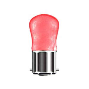 15W BC Pygmy Light Bulb 240V Bayonet Ba22d Solid Opaque Red