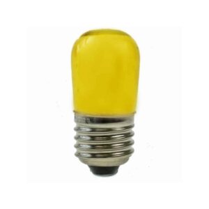 15W ES Pygmy Light Bulb 240V Screw E27 Solid Opaque Yellow