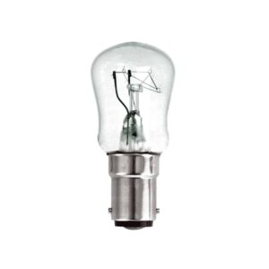 25W SBC Pygmy Light Bulb 240V Small Bayonet Ba15d Clear