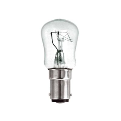 25W SBC Pygmy Light Bulb 240V Small Bayonet Ba15d Clear