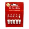 6V 0.9W Premier RB40PW Pack of 4 Replacement Light Bulbs Push in Base Christmas