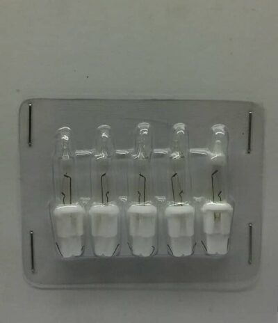 12V 0.84W Premier RBL20PW Pack of 5 Clear Replacement Light Bulbs Push in Base Christmas