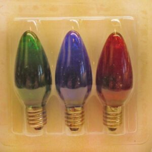 2.4V 0.24W Premier RLC246M Pack of 3 Replacement Light Bulbs E10 Base Christmas