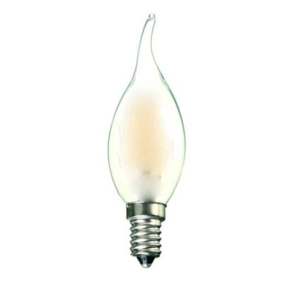Frosted Flame Tip - Filament LED Candle Household Light Bulb 240v - SES